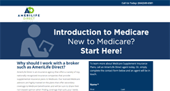 Desktop Screenshot of amerilifedirect.com