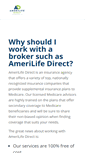 Mobile Screenshot of amerilifedirect.com